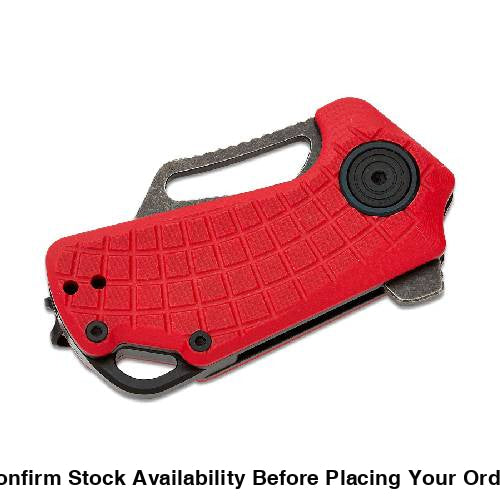 Black FOX Puck Folding Knife D2 Black PTFE Stone Washed Blade - Guards On Duty Shop