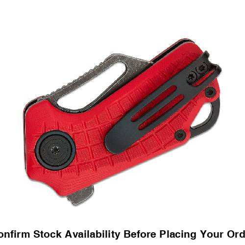 Black FOX Puck Folding Knife D2 Black PTFE Stone Washed Blade - Guards On Duty Shop