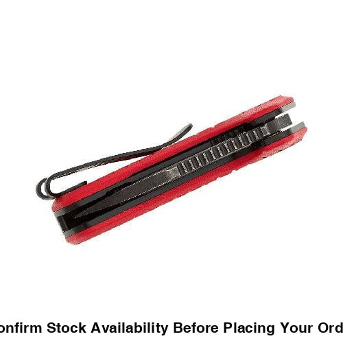 Black FOX Puck Folding Knife D2 Black PTFE Stone Washed Blade - Guards On Duty Shop