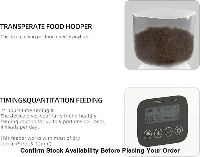 BNETA Automatic Schedule Pet Feeder F14-L