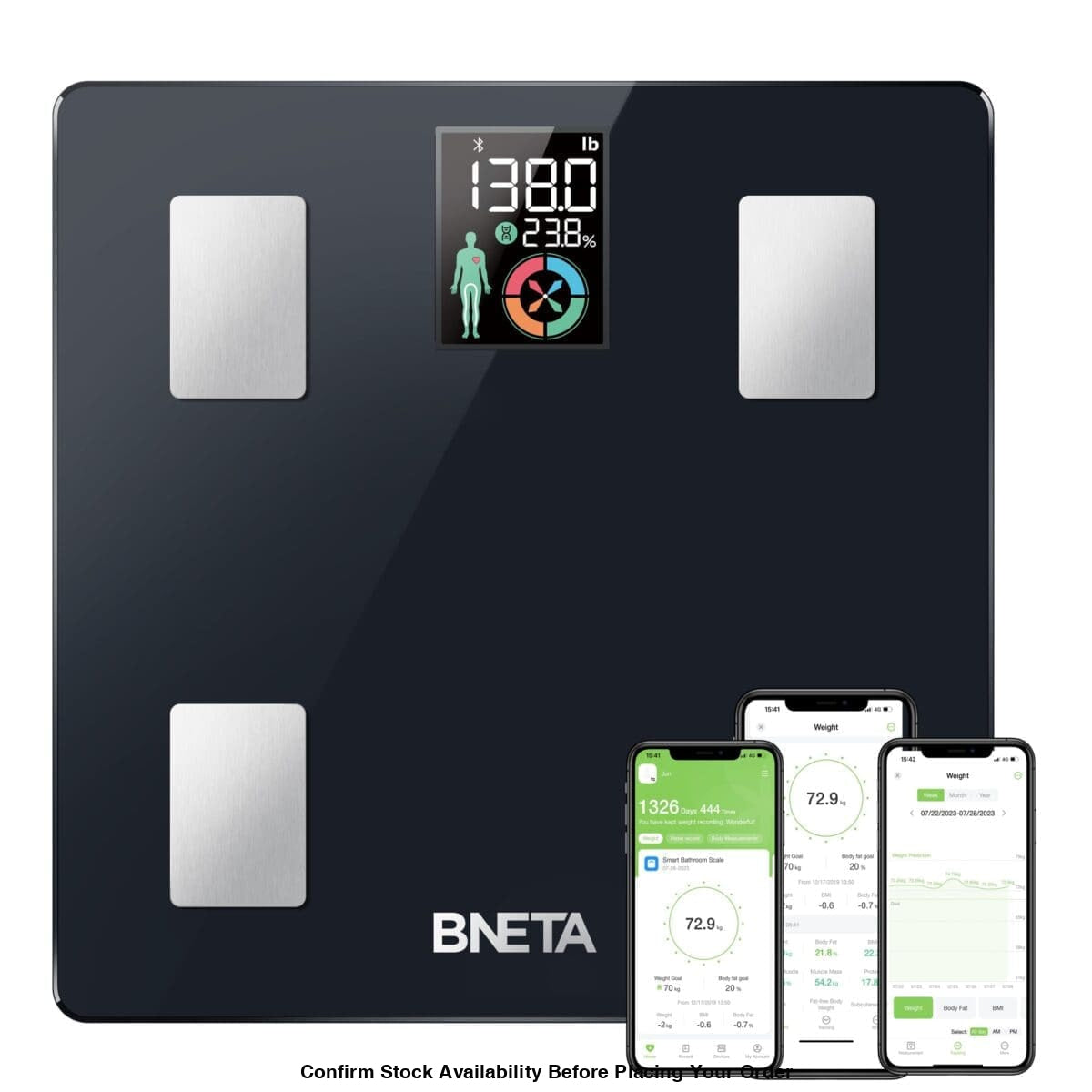 BNETA Colour LCD Smart Body Scale