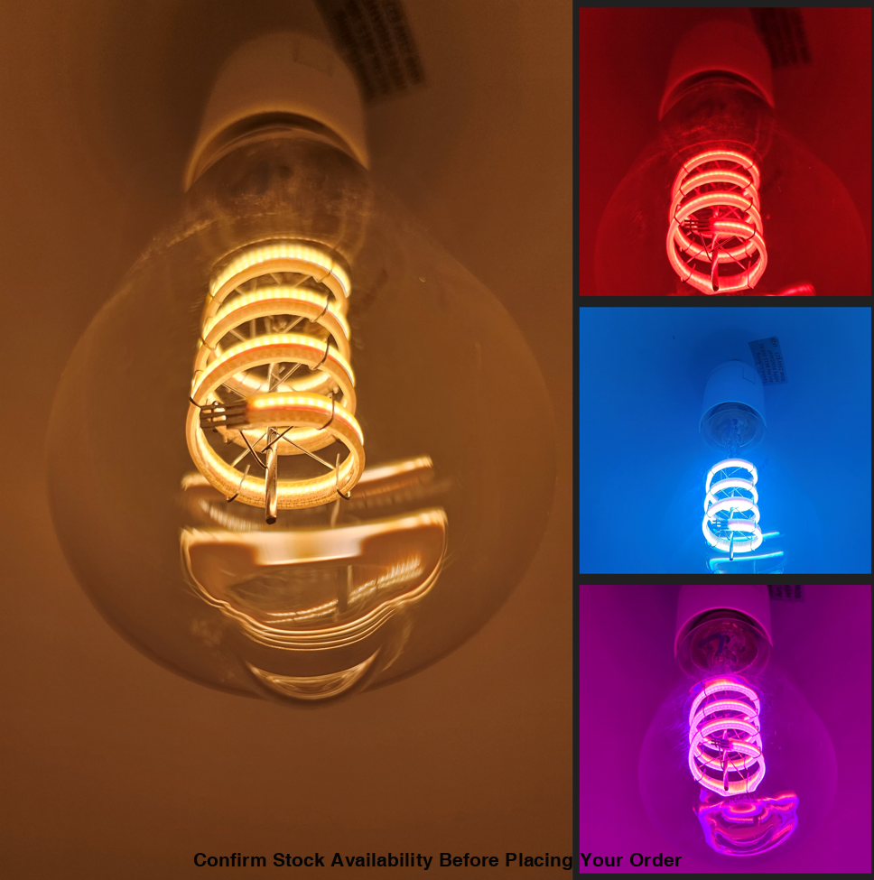 BNETA IoT Smart Filament WiFi Colour + Warm/Cool White LED Bulb (ST64C E27)