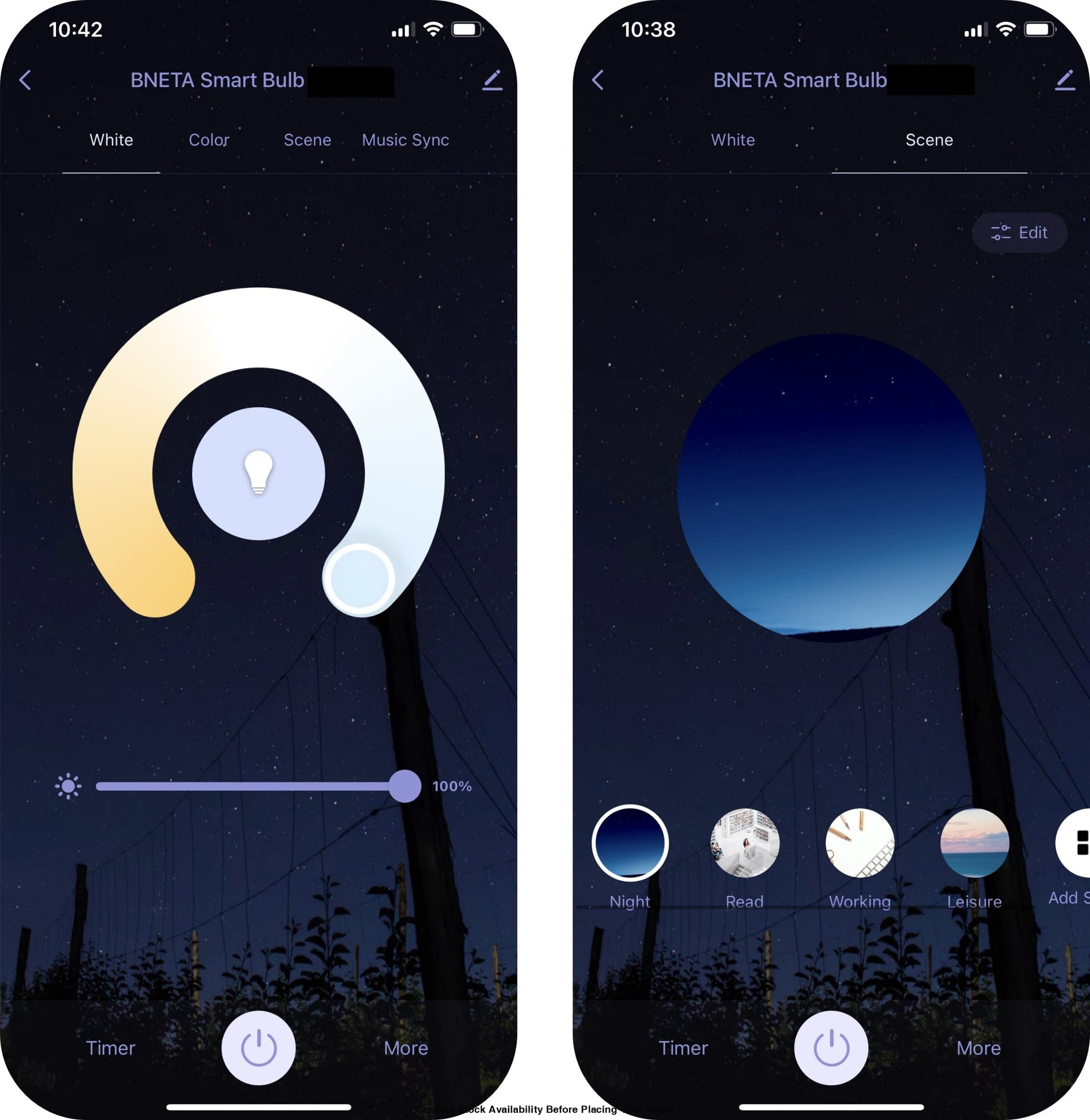 BNETA IoT Smart Filament WiFi Warm/Cool White LED Bulb (ST64W E27)