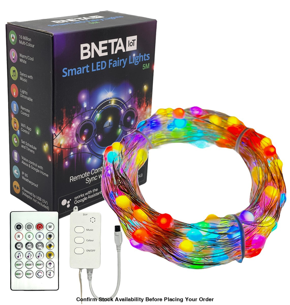 BNETA IoT Smart LED Fairy Lights (10meter)