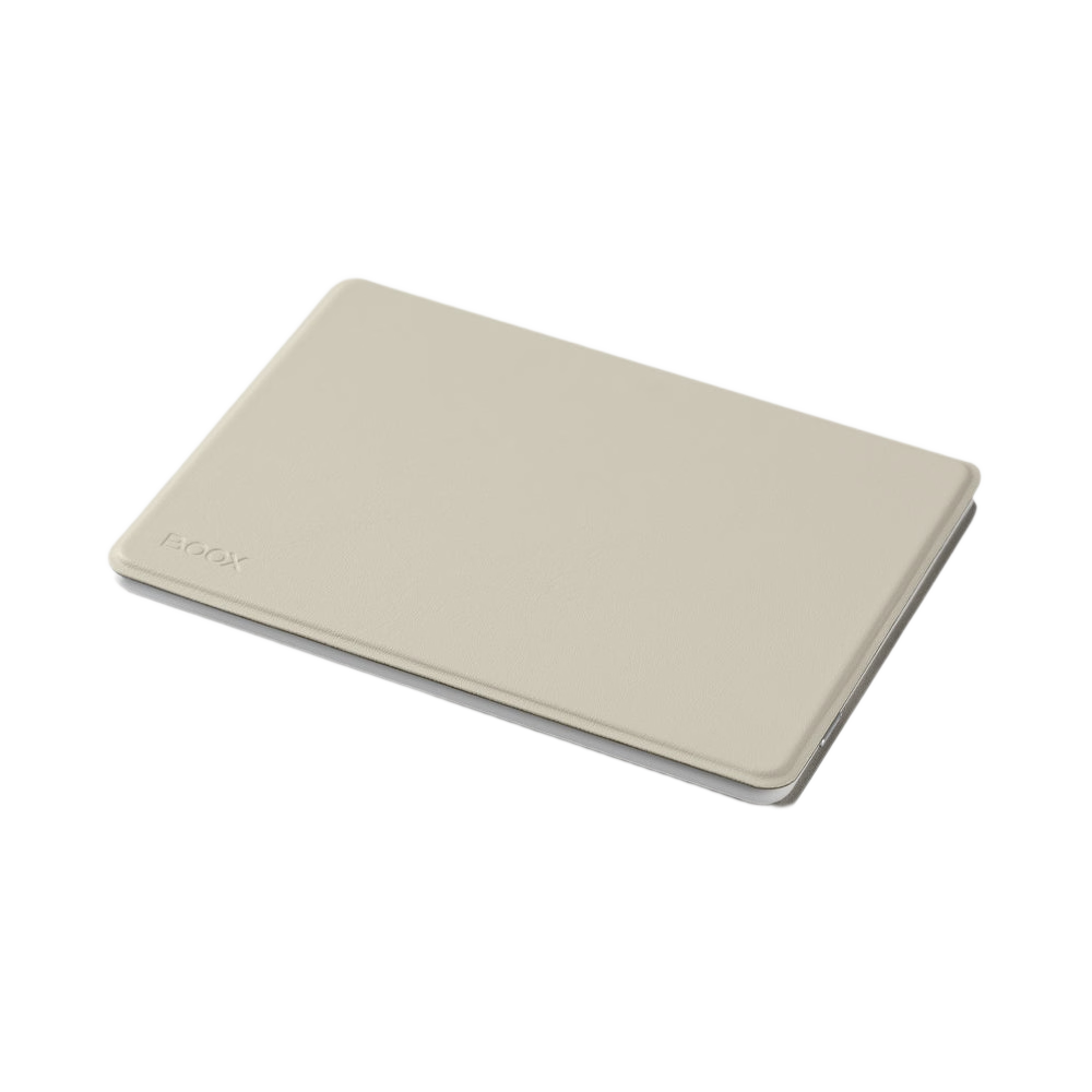 BOOX Go 6 Gen II magnetic case beige, angled view
