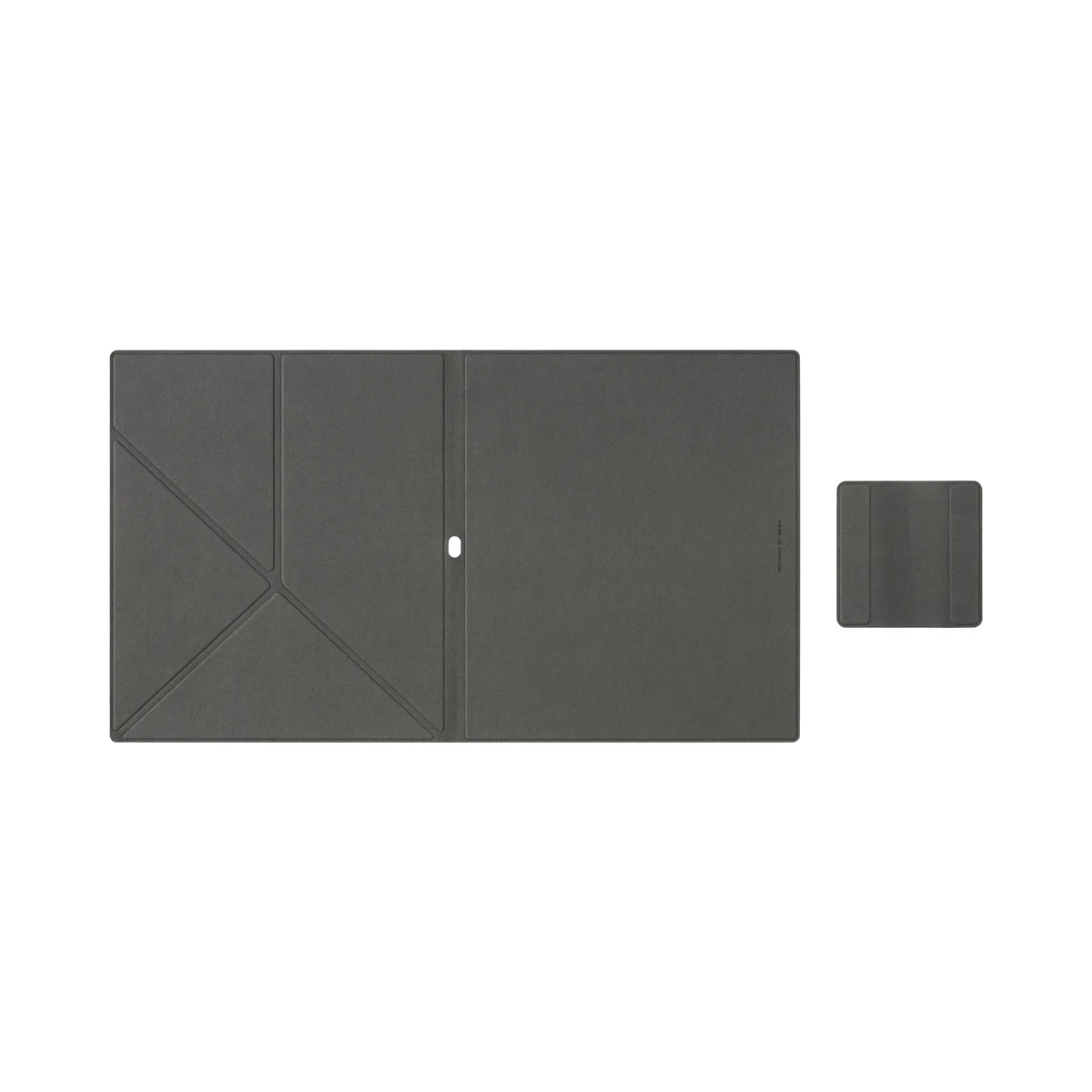 Boox Note Air 6C Magnetic Cover opened flat with the removable clasp piece beside it
