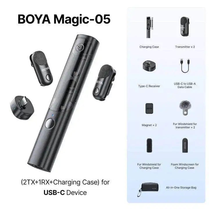 BOYA Magic Mini in use — Wireless AI Microphone in South Africa
