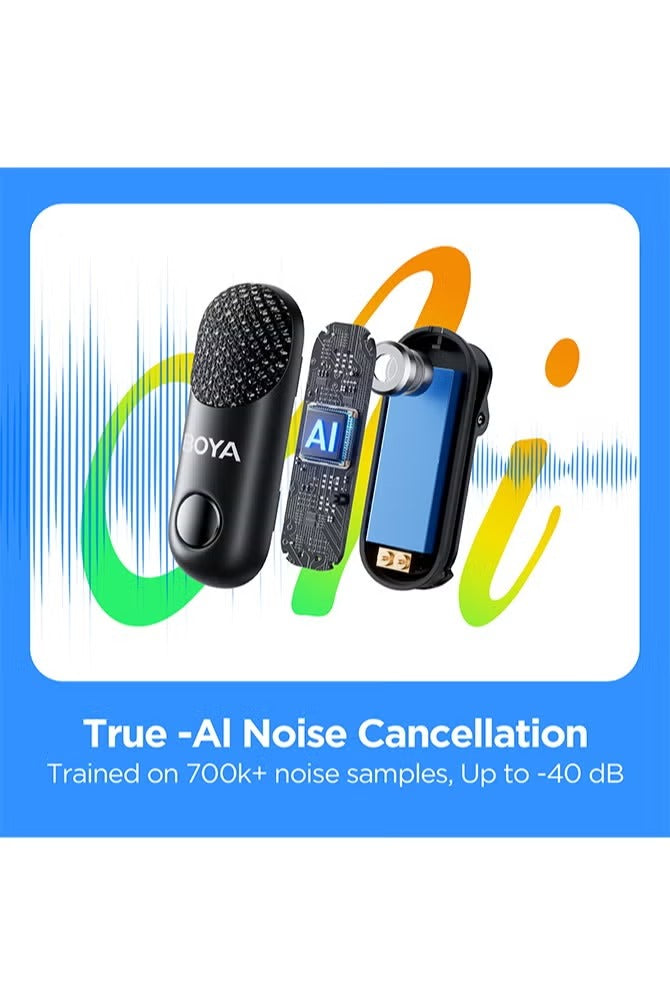 BOYA Magic Mini rear view — Wireless AI Microphone in South Africa