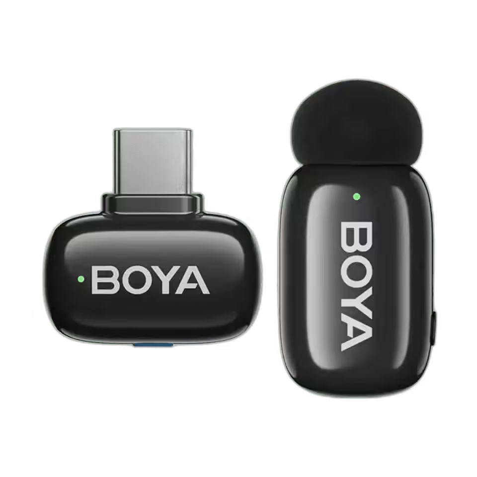 BOYA Mini 2 USB-C receiver and clip-on transmitter