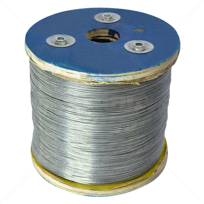 Braided Wire - Galv 1.2mm / 22Kg Reel