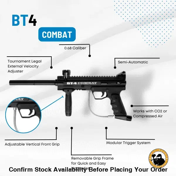 BT4 Combat 0.68 Caliber Black