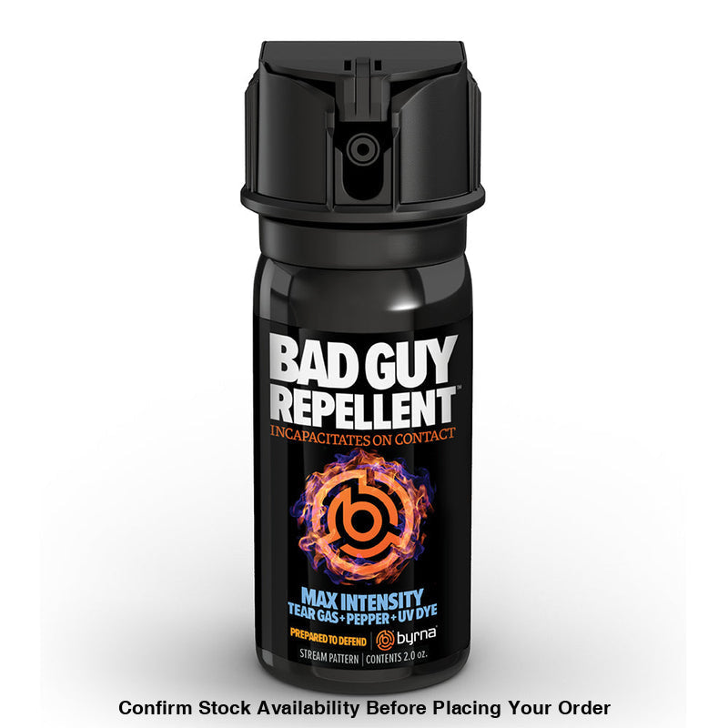 BYRNA BAD GUY REPELLENT MAX 2 OZ Bulk Buy 10 X Cans - Guards On Duty Shop