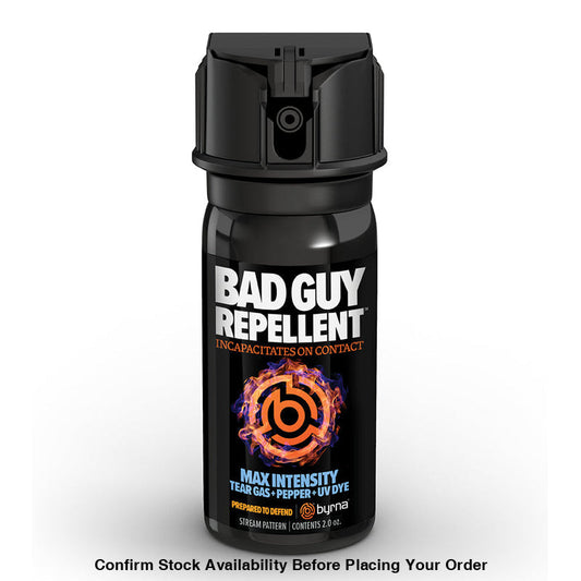 BYRNA BAD GUY REPELLENT MAX 2 OZ Bulk Buy 10 X Cans - Guards On Duty Shop