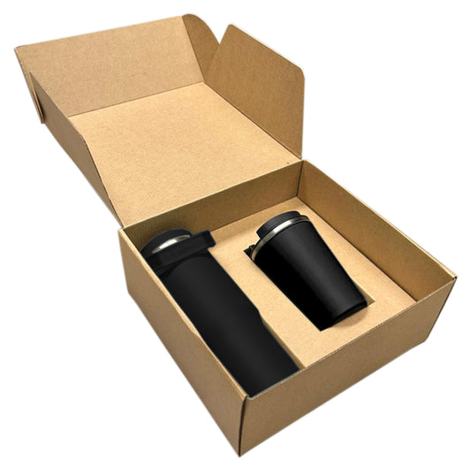 AquaFlow Drinkware Gift Set - Black