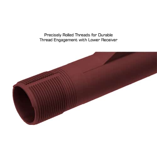 UTG PRO MIL-SPEC 6 Position Extension Tube Matte Red - TLU001R