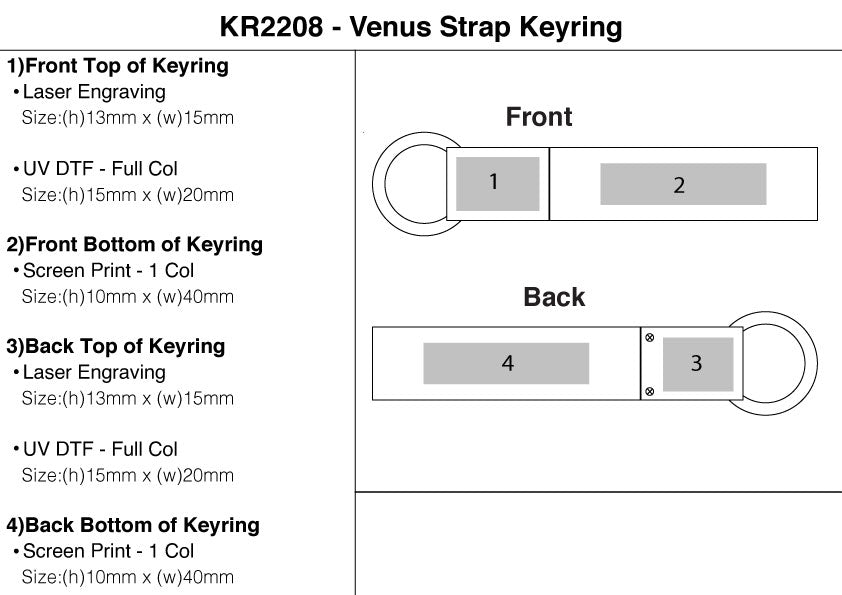 Venus Strap Keyring