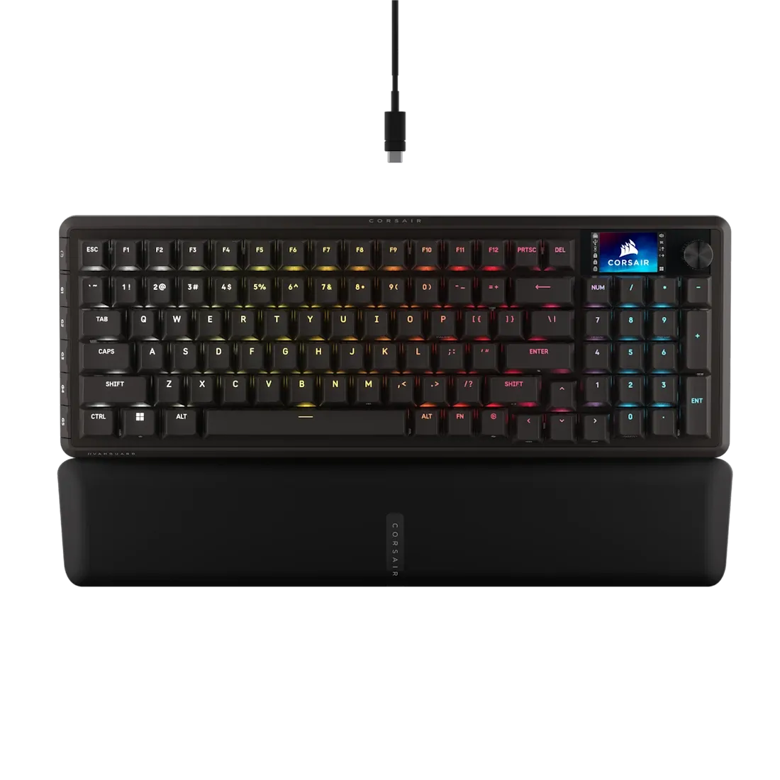 Corsair VANGUARD PRO 96% Hall Effect Gaming Keyboard - MGX Hyperdrive magnetic switches - Black.