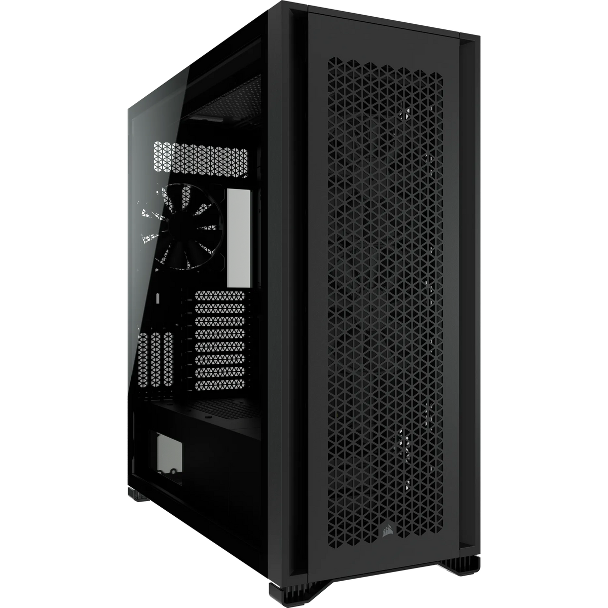 7000D Airflow Black Tempered Glass Full Tower; 6x 3.5'' | 4x 2.5'' Drive Bays ; 480mm Radiator Compatible; 3x140mm fan incl