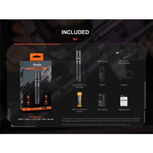 Fenix PD36R V2.0 LED Flashlight