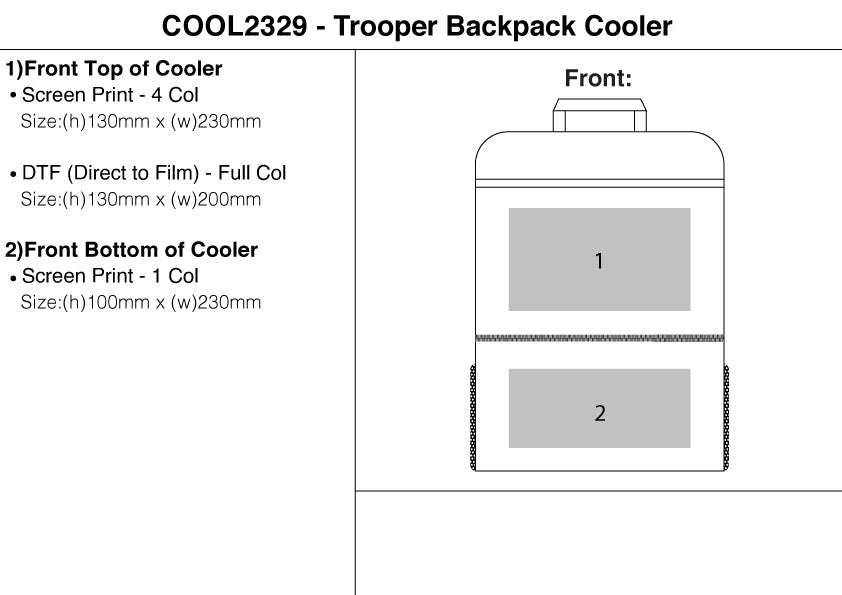 Trooper Backpack Cooler