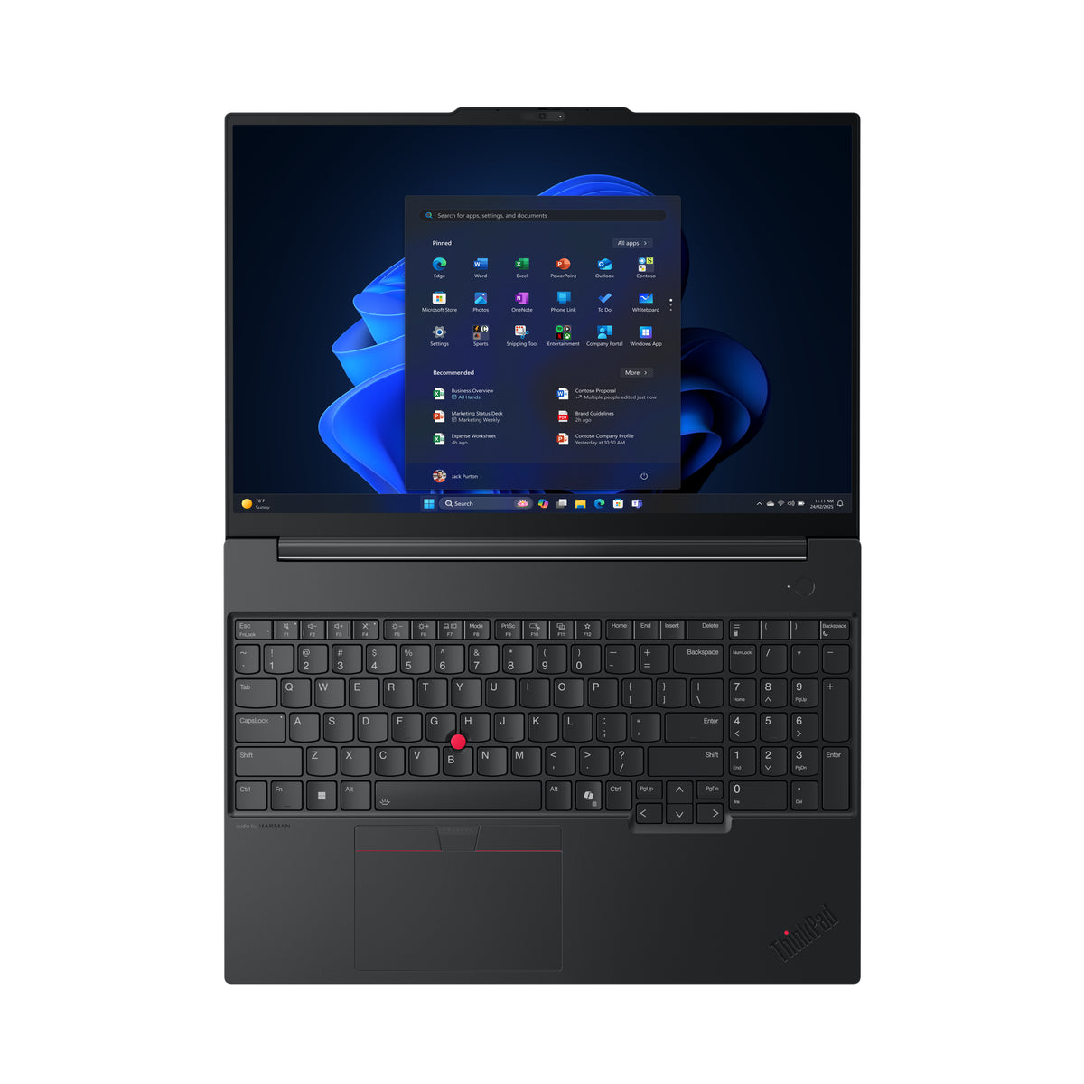 LENOVO ThinkPad E16 Gen 3 |Ultra 7-256V|BLACK|16'' WUXGA|16GB DDR5 OB|1TB PCIe SSD|3yr OSS|WIN11 Pro