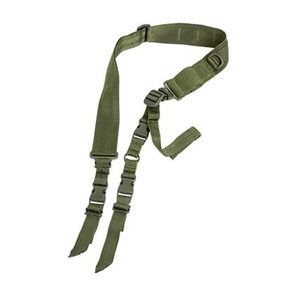 NC STAR 2 Point Gun Sling Green AARS2PG
