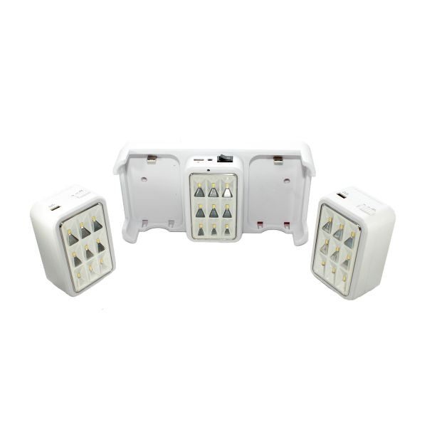 UltraTec Tri-Light 3pc Lithium 1000 Lumens Light with Powerbank