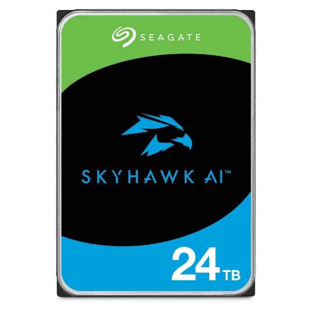 Seagate Skyhawk AI ST24000VE002 24TB 3.5'' HDD Surveillance Drives/ SATA 6GB/s Interface/ 256MB Cache/ RPM: 7200/ 512e.