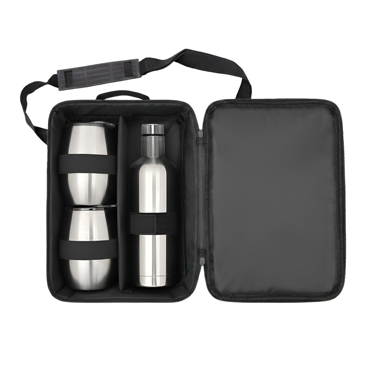 Executive Travel Drinkware Set - Silver