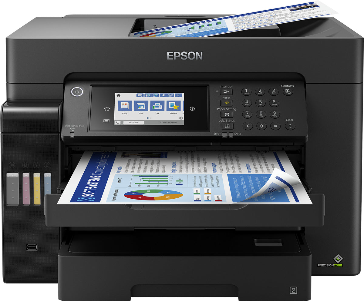 Epson EcoTank L15160-Home Office 4in1 A3+ Col; 25PPM; Duplex; Wi-Fi; Wi-Fi Direct; Ethernet; Warranty 1 year Carry In