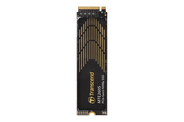 TRANSCEND 2TB MTE260S PCI-E GEN 5X4 M.2 NVMe 2280 SSD 3D NAND -14000 MB/s Read 11000 MB/s Write- Graphen Heat Spreader -1500TBW