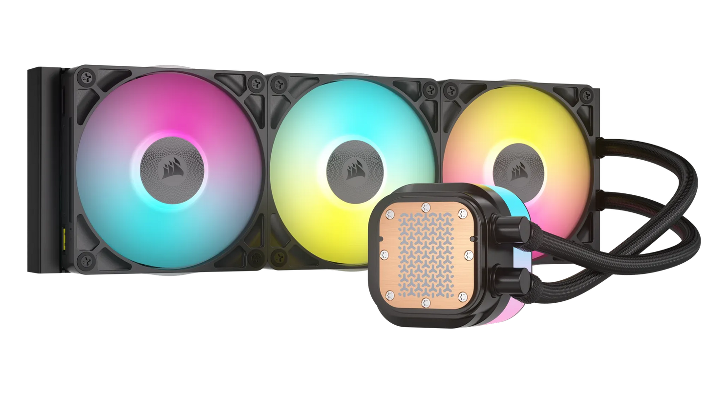 Corsair iCUE LINK TITAN 360 RX RGB Liquid CPU Cooler – RX120 RGB Fans – Fits Intel® LGA 1851/1700; AMD® AM5/AM4.