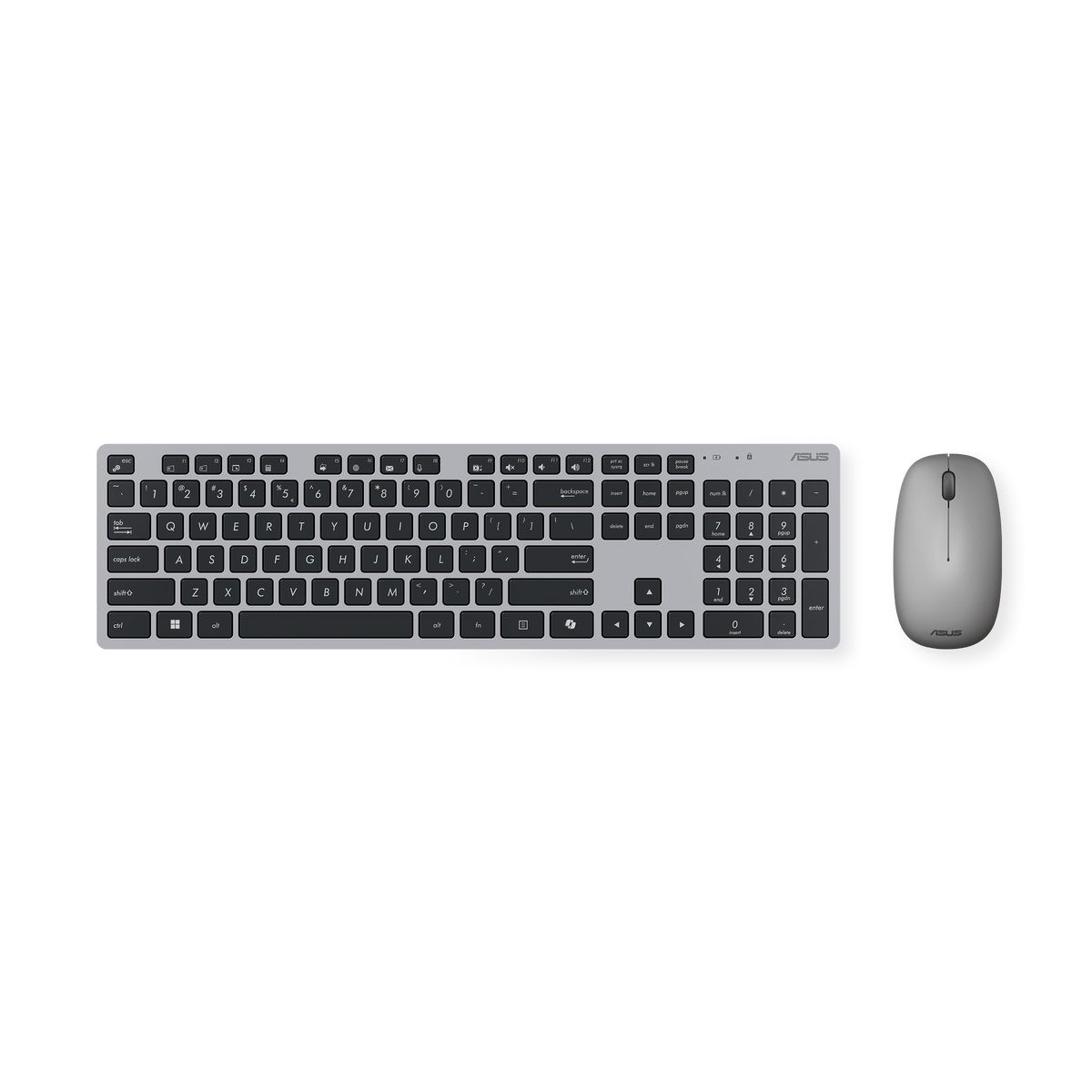 ASUS W5000 Wireless Keyboard & Mouse|Wireless 2.4 GHz band|Grey