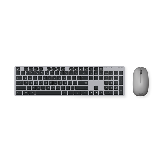 ASUS W5000 Wireless Keyboard & Mouse|Wireless 2.4 GHz band|Grey