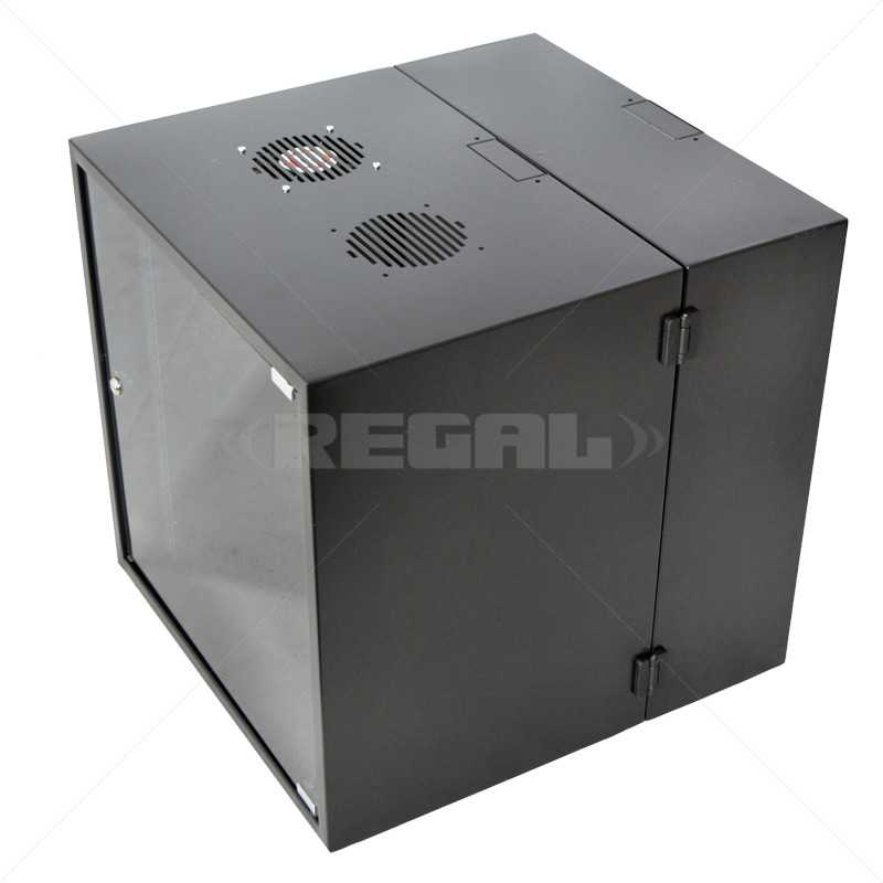 Cabinet 12U Wall Box S/frame 600mm F&P