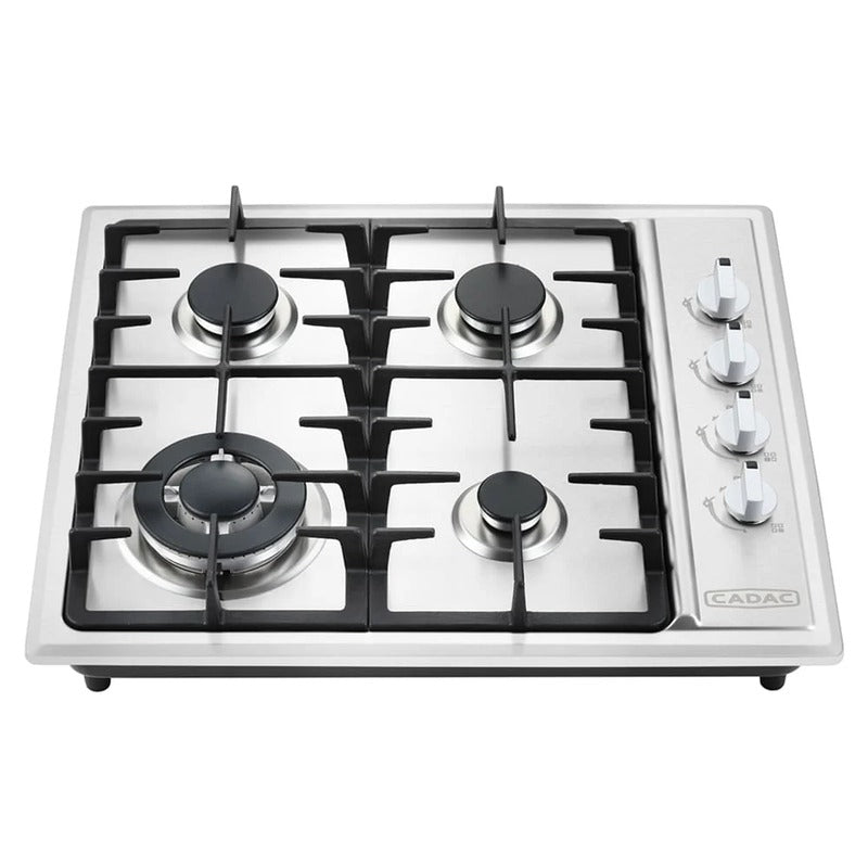 CADAC 4 Burner Gas Hob - Stainless Steel