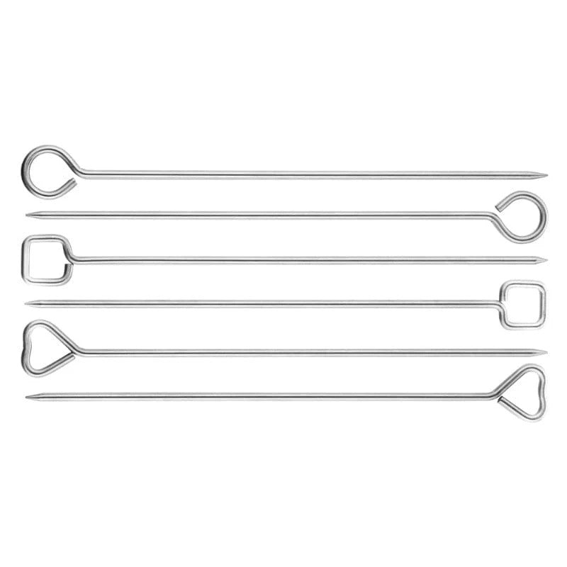CADAC BBQ Skewer Set - 6 Pack Stainless Steel