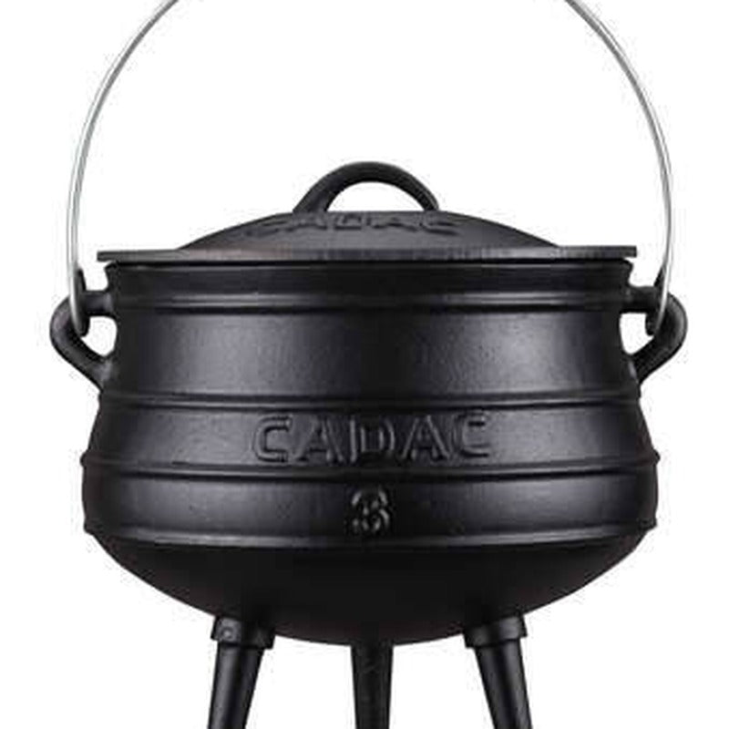 CADAC Cast Iron Potjie - No.3 (7.8L)