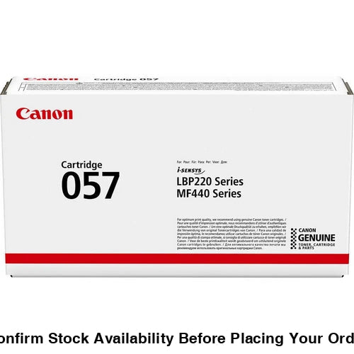 Canon 057 Black Toner Cartridge