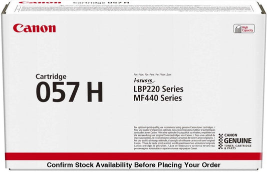 Canon 057 H Black Toner Cartridge - 057H BK