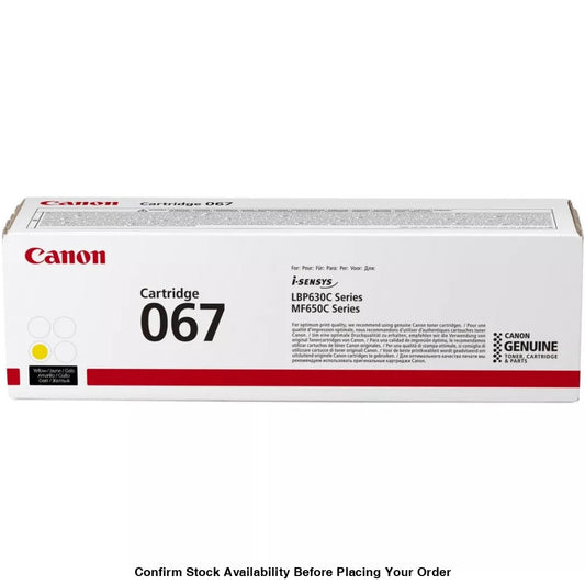 Canon 067 Yellow Toner Cartridge