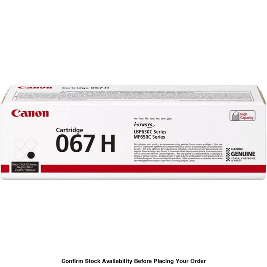 Canon 067H High Yield Black Toner Cartridge