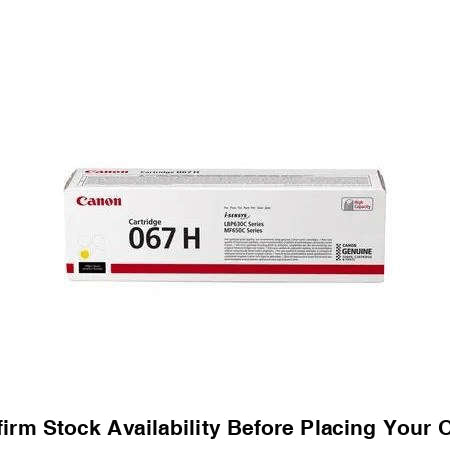 Canon 067H Yellow Toner Cartridge