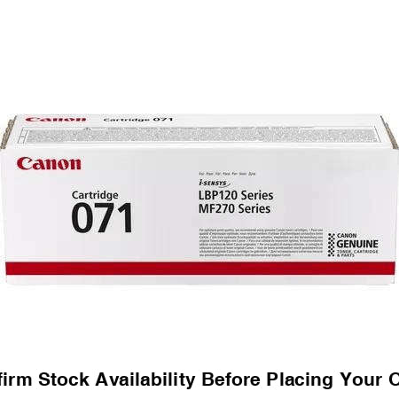 Canon 071 Black Toner Cartridge