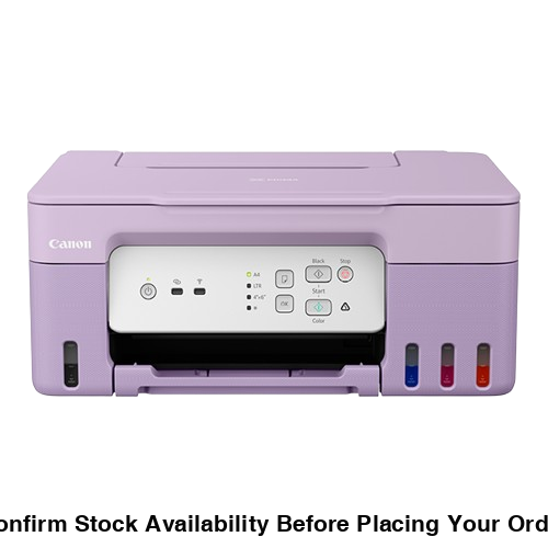 CANON G3430 PURPLE MEGATANK CONTINUOUS INK SUPPLY SYSTEM A4, 3 IN 1 - CONTINUOUS INK SUPPLY SYSTEM, 4800 X 1200 DPI, 11 IPM MONO, 6.0 IPM COLOUR, BORDERLESS PRINTING, 100 SHEETS REAR FEED PAPER SUPPLY, WINDOWS AND MAC SUPPORT . USB.WI-FI. USES GI-41 PGBK/ - Guards On Duty Shop