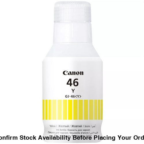 CANON-INK-GI-46 Y-GX3040/GX4040/GX6040/ GX7040 - YIELD OF 14 000 - Guards On Duty Shop