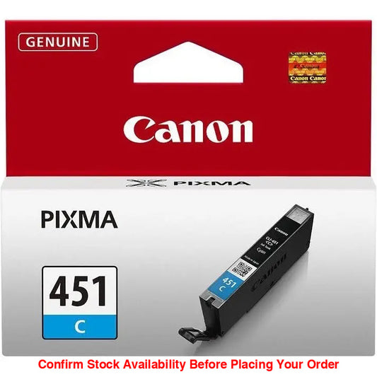 CANON-INK-CLI-451 C-IP7240/ MG5440/ MG5540/MG5640/ MG6340/MG7140/MG7540/ MX924/ IX6840/ IP8740- YIELD 332 - Guards On Duty Shop & Security Guards
