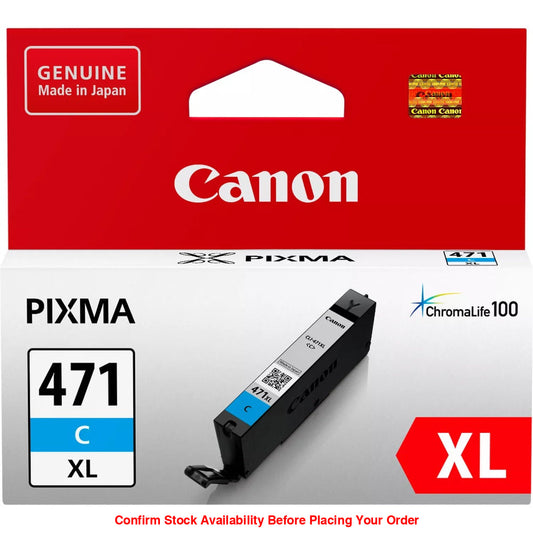CANON-INK-CLI-471 XL C-MG5740/ MG7740/ TS5040/ TS6040/TS8040/ TS9040- YIELD 715 - Guards On Duty Shop & Security Guards