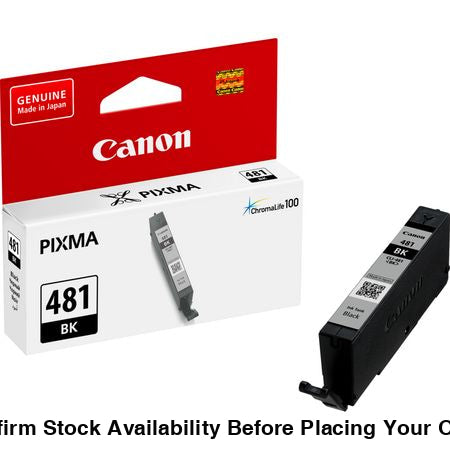 CANON-INK-CLI-481 BK-TS704/ S6140/ TS6240/ TS8140/ TS8240/ TS9140/ TS7540/ TS9540/ TS6340/ TS8340- YIELD 1478 - Guards On Duty Shop