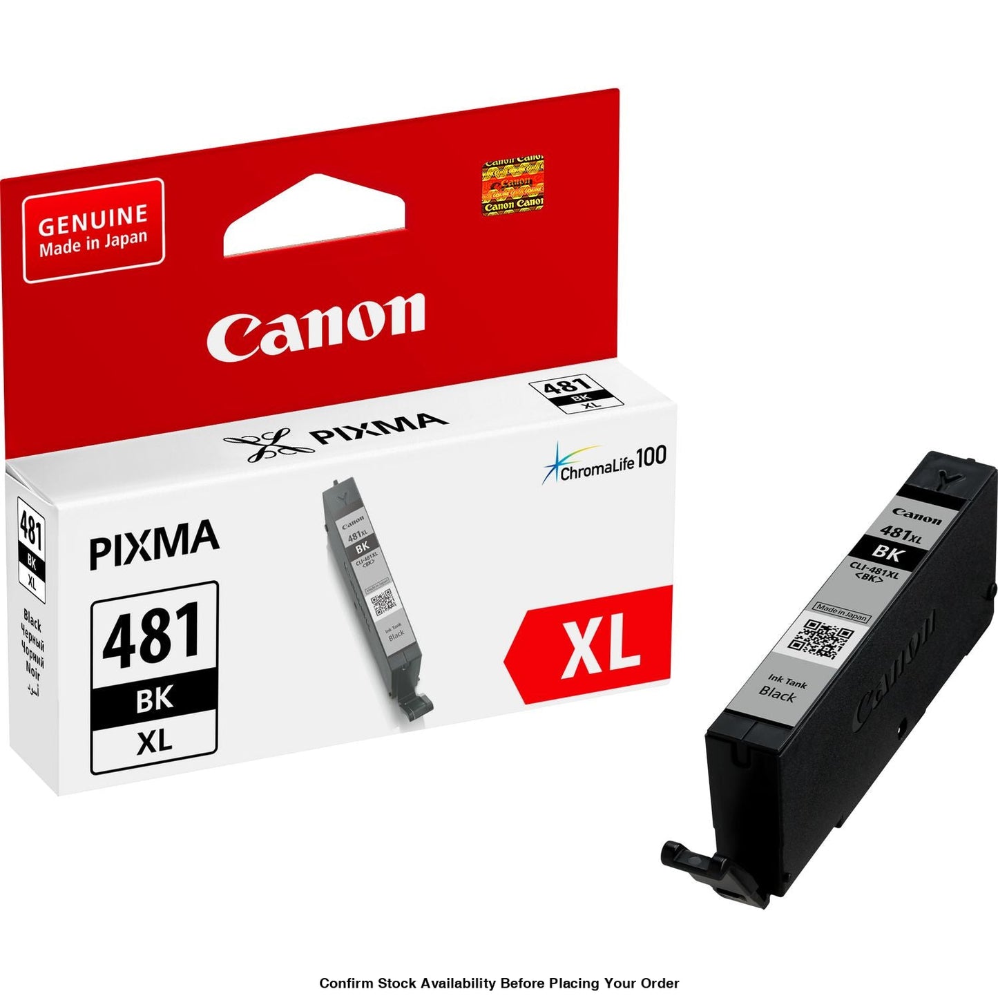 CANON-INK-CLI-481 XL BK-TS704/ S6140/ TS6240/ TS8140/ TS8240/ TS9140/ TS7540/ TS9540/ TS6340/ TS8340- YIELD 3998 - Guards On Duty Shop